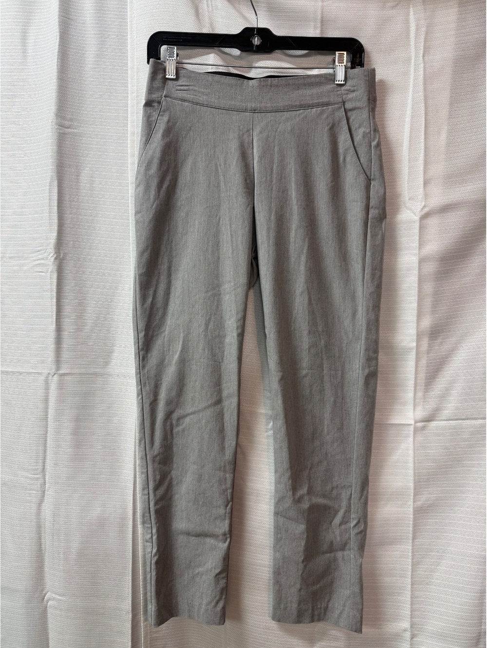 Simply Vera Vera Wang Women's Ankle Pants Size Small Gray Rayon Blend
